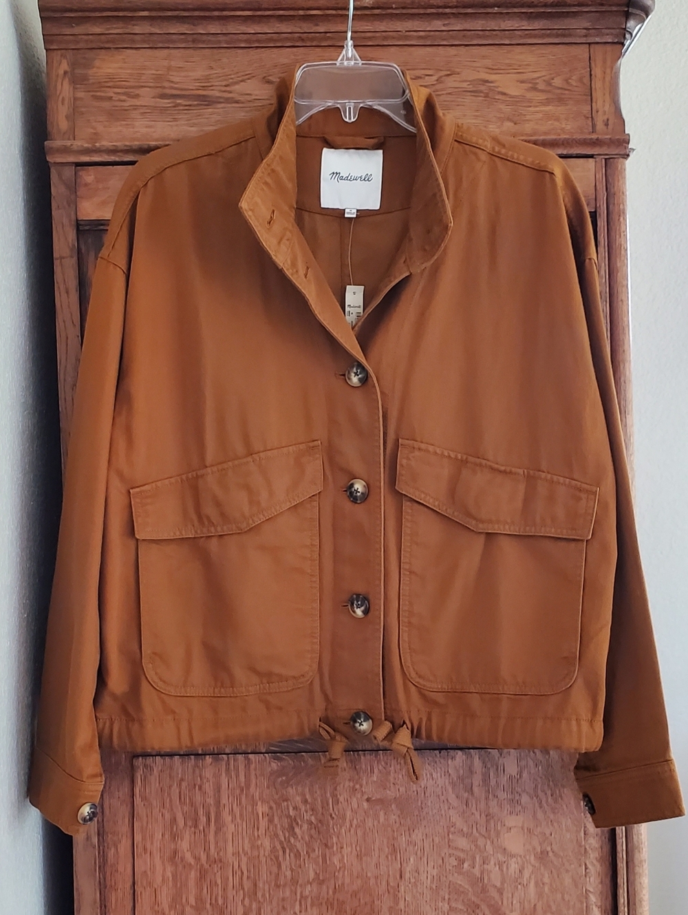 MADEWELL BEACHMONT JACKET DRIED CEDAR MEDIUM NWT